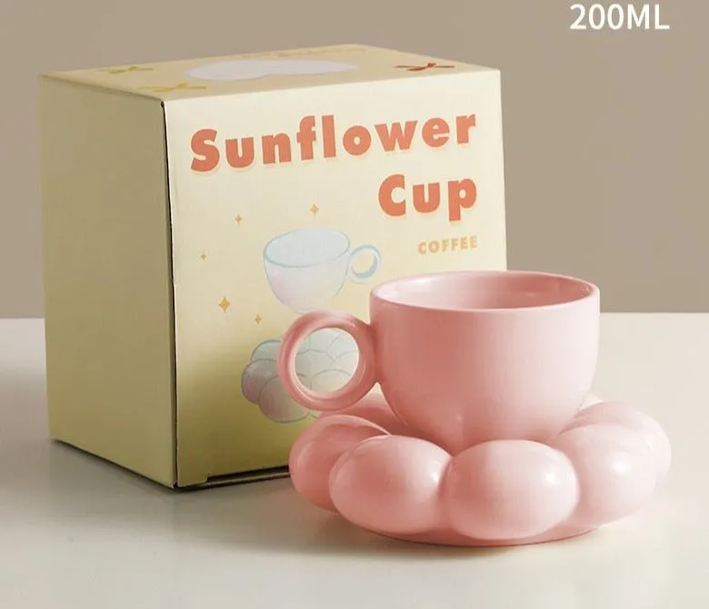 Cute Cloud Ceramic Mug Set 200ml