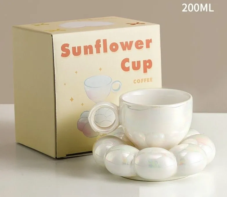 Cute Cloud Ceramic Mug Set 200ml