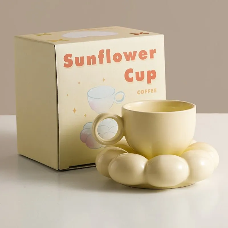 Cute Cloud Ceramic Mug Set 200ml