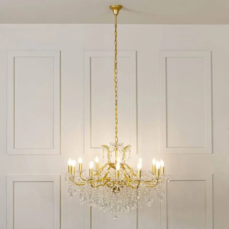 Delaware Large Chandelier Gold