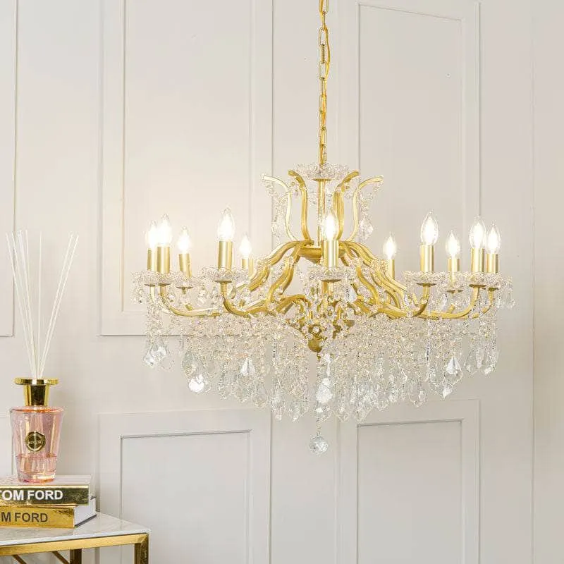 Delaware Large Chandelier Gold