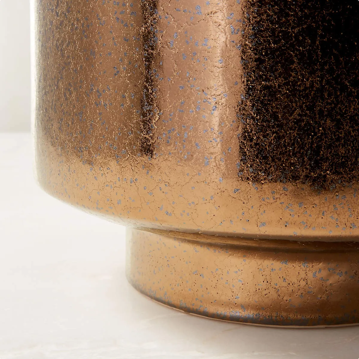 DIA BRONZE METALLIC PLANTER