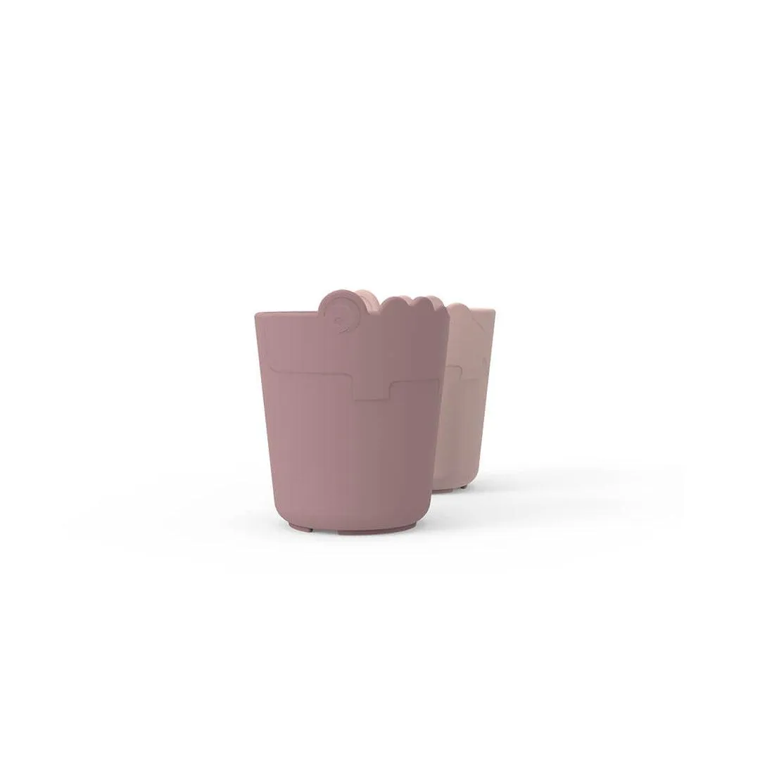 Done by Deer Kiddish Mini Mug - 2 Pack - Powder - Croco