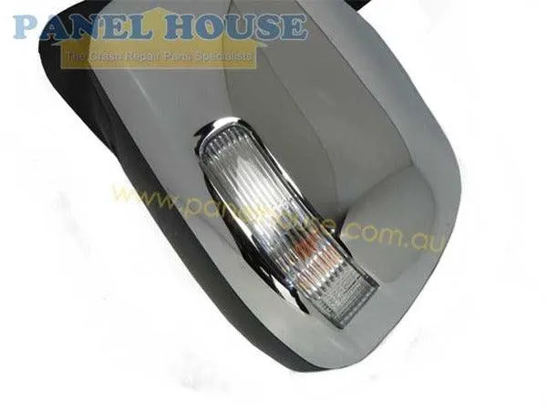 Door Mirror LEFT Chrome Electric With Blinker Fits Toyota Hilux 2011-2014