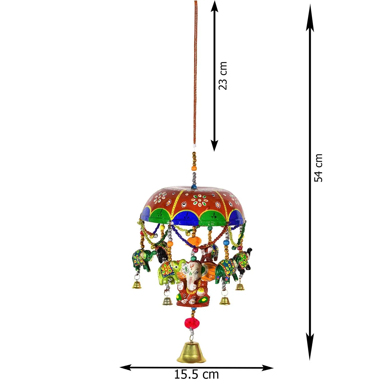 DreamKraft Paper Mache Decorative Handcrafted Artisanal Wind Chimes for Perfect for Home Garden, Patio, and Backyard Decor