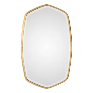 Duronia Antiqued Gold Mirror