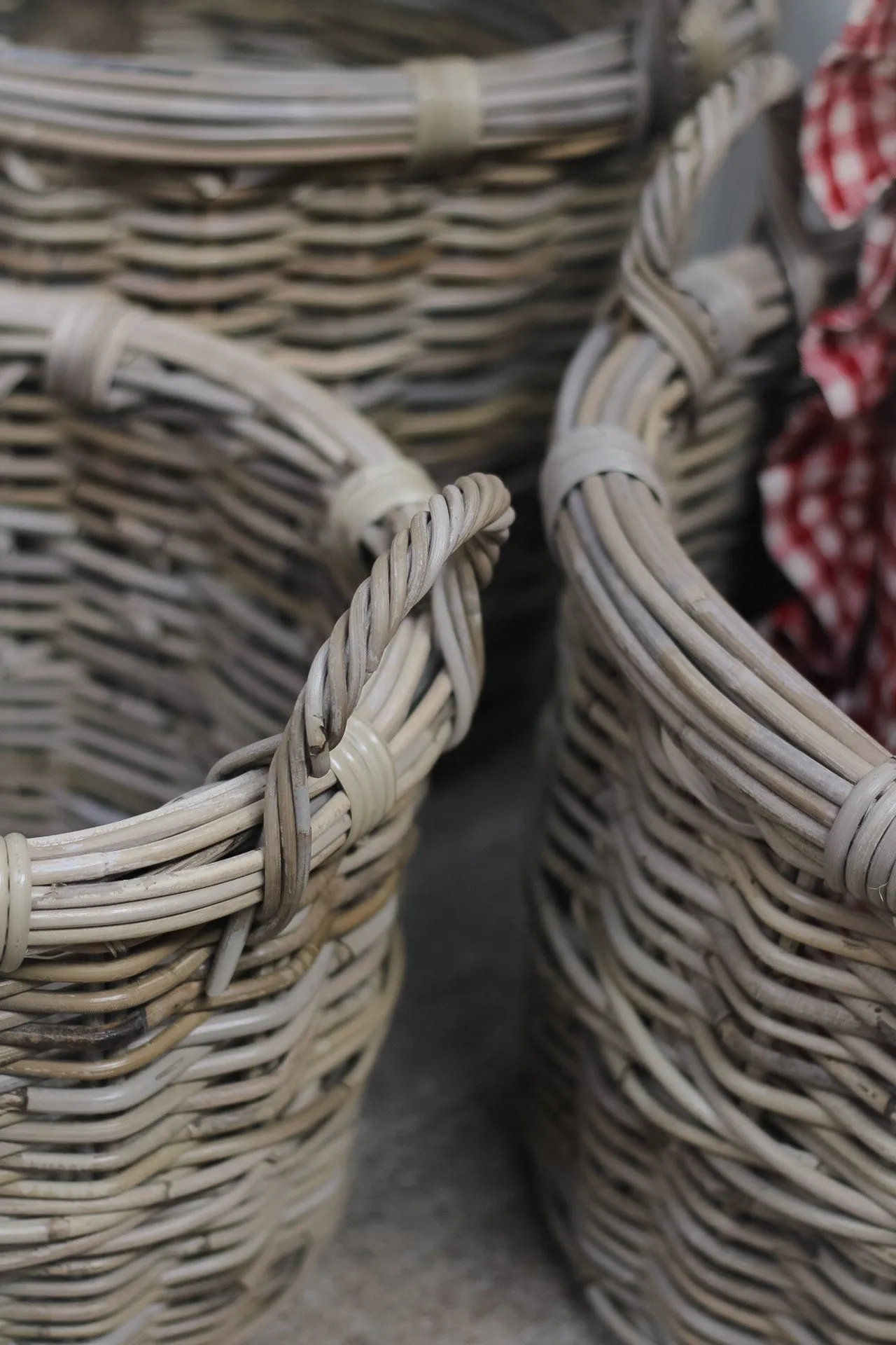 Easton Round Rattan Storage Basket