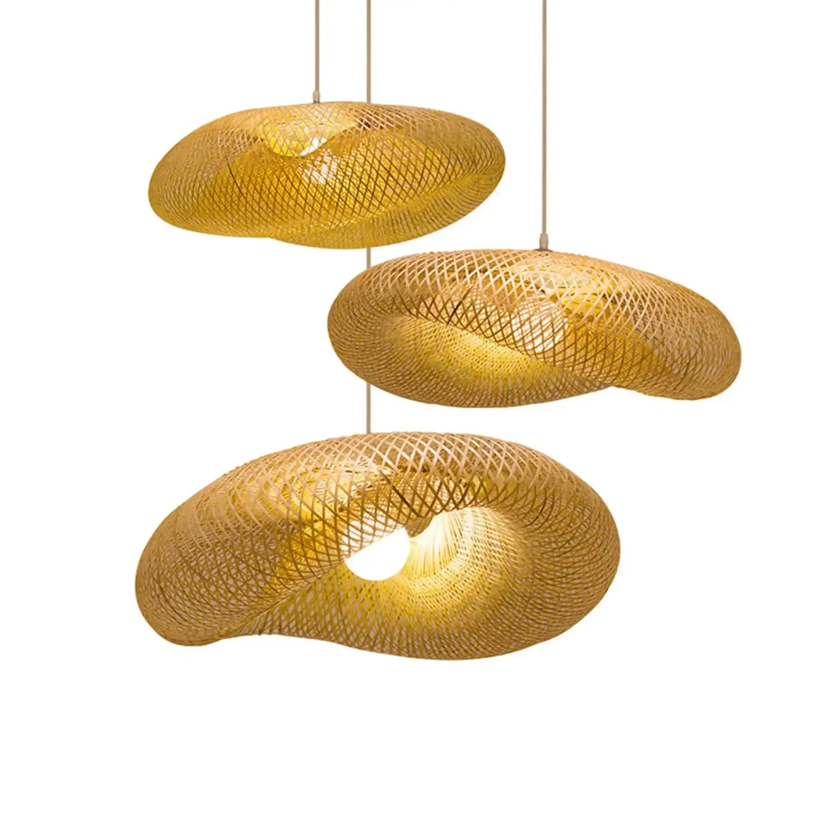 EcoLantern - Vintage Bamboo LED Pendant Lamp