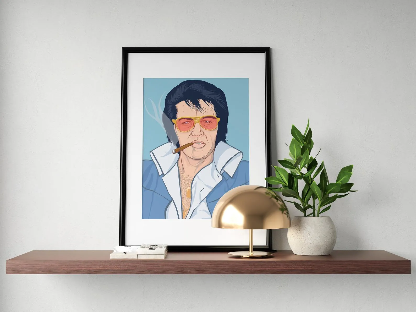 Elvis Presley Poster, Custom Music Print, Music Poster, Custom Poster, Home Decor, Wall Hangings, American Rock And Roll Star