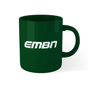 EMBN Green Word Logo Mug