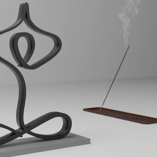 EROTNGO Yoga Lover Decor - Minimalist Meditation Statue and Peace Sculpture | Unique Figurine for Shelf and Wall Gifts | Zen Home Decor, Relaxation Accent, Spiritual Art, Mindfulness Decor