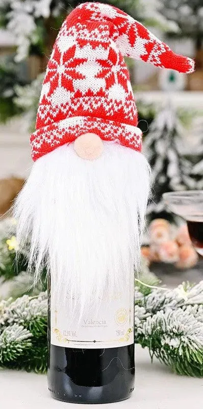 Fair Isle Gnome Wine Topper - OG