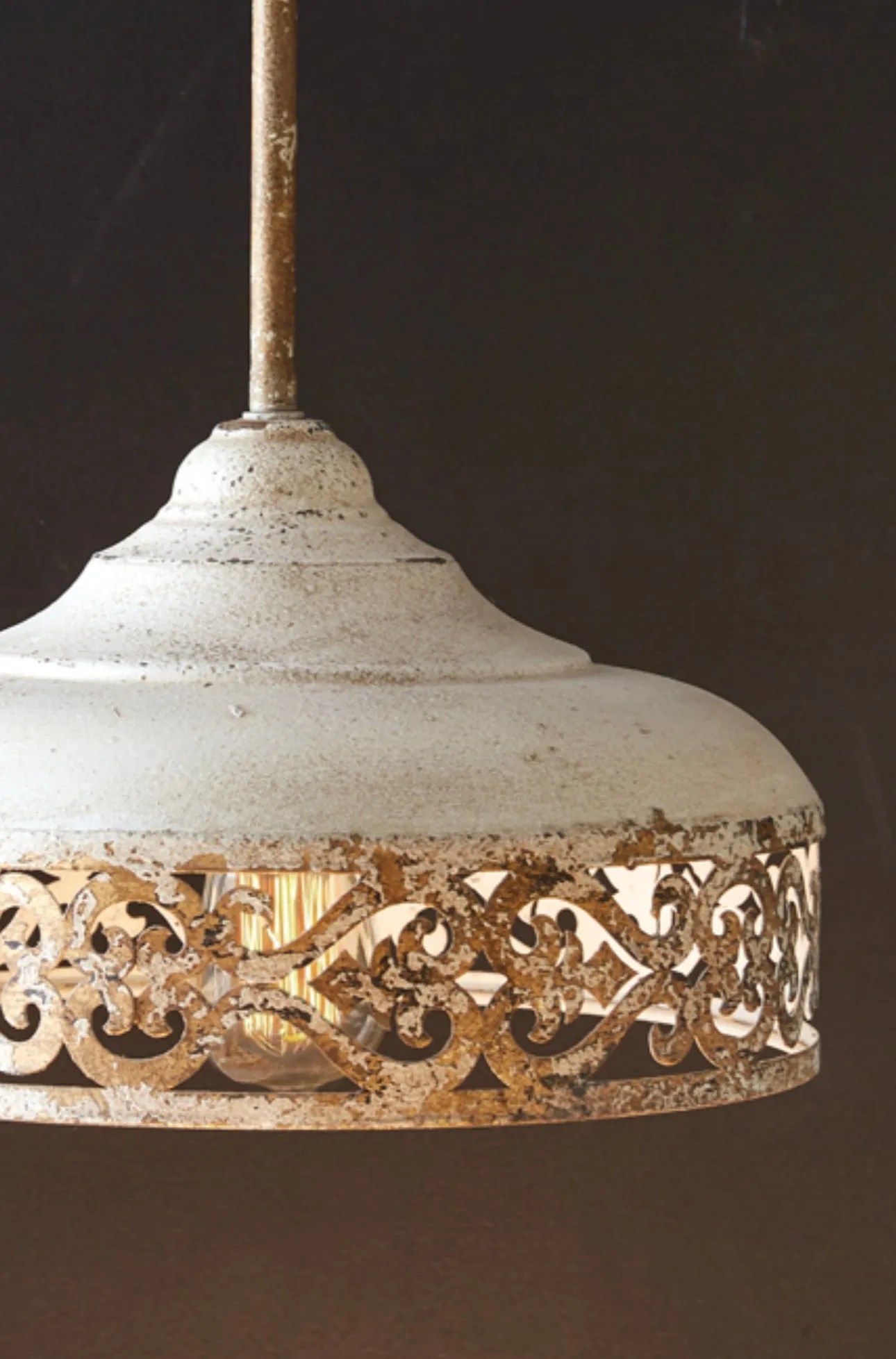 Farmhouse Style ~ Distressed Pendant Light