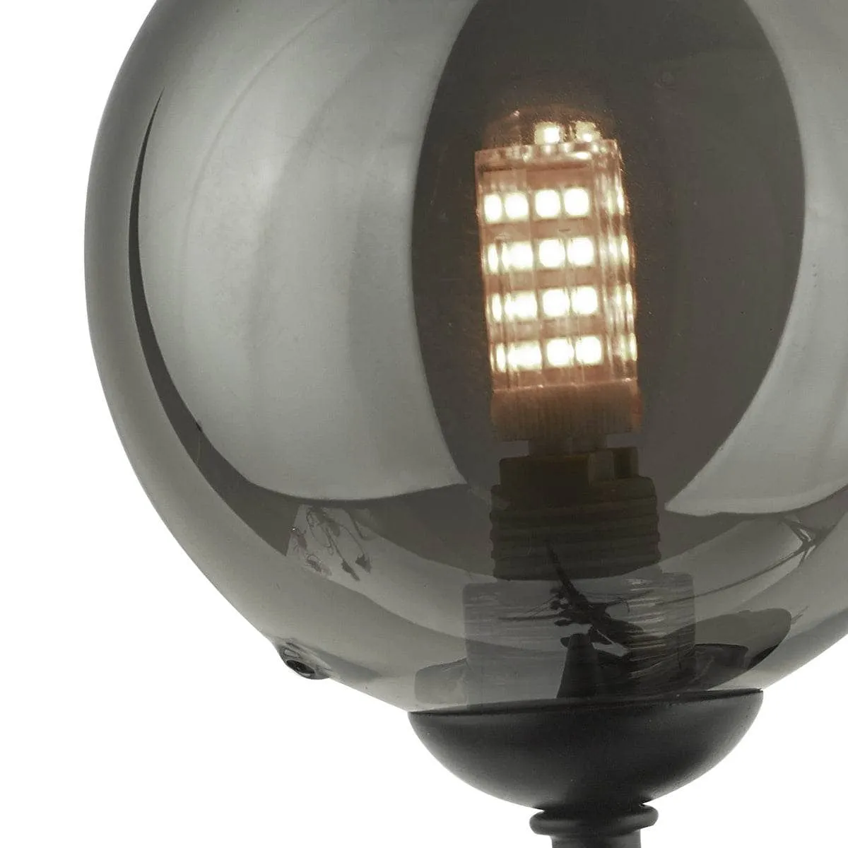 Ferrol Smoked Glass Wall Light