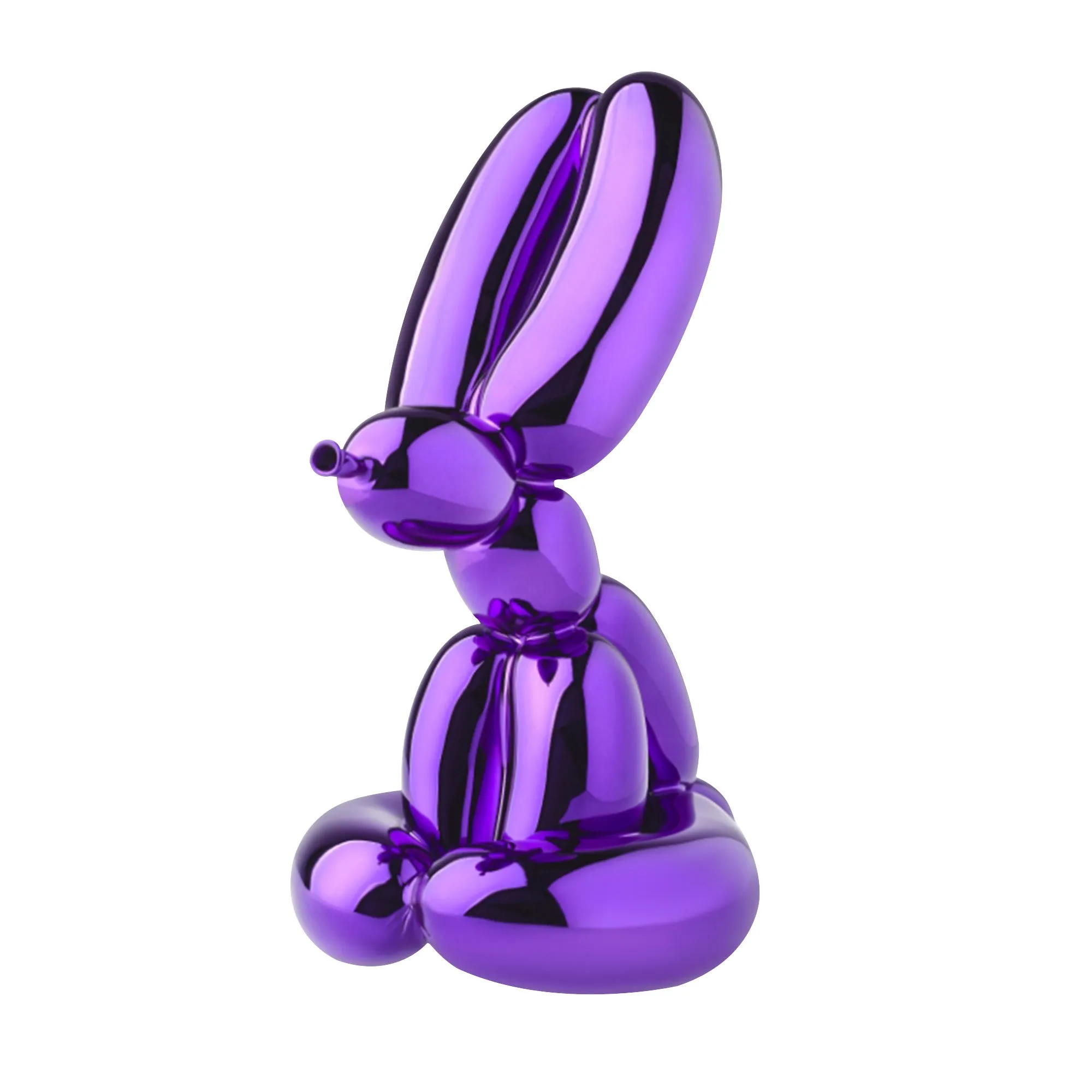FINEST Custom Purple Balloon Bunny Fiberglass Sculpture FF-032