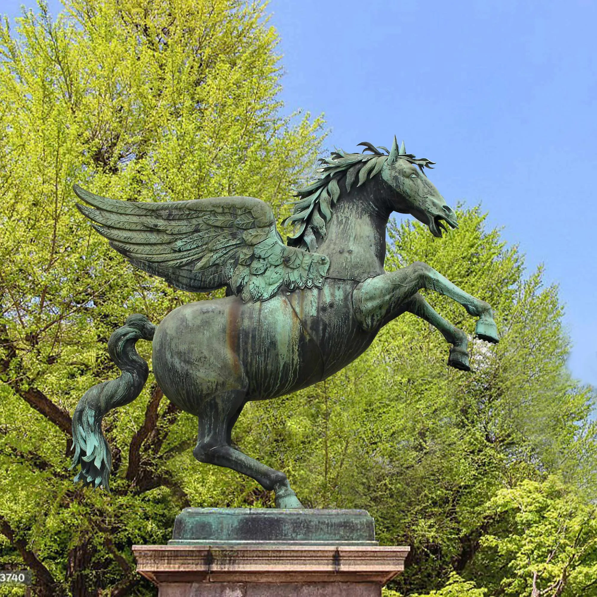 FINEST Majestic Pegasus Bronze Statue Outdoor Sculpture For Sale FB-046