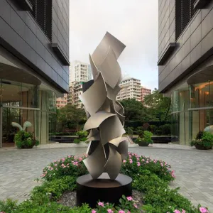 FINEST Modern Abstract Metal Sculpture for Outdoor Landscape FS-063