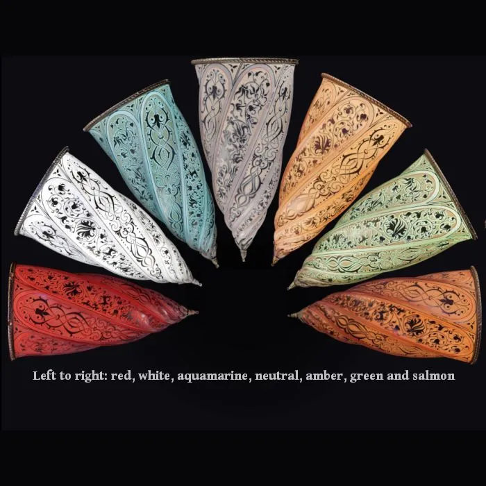 Fortuny Style 7 Light Murano Glass Cluster With Disc