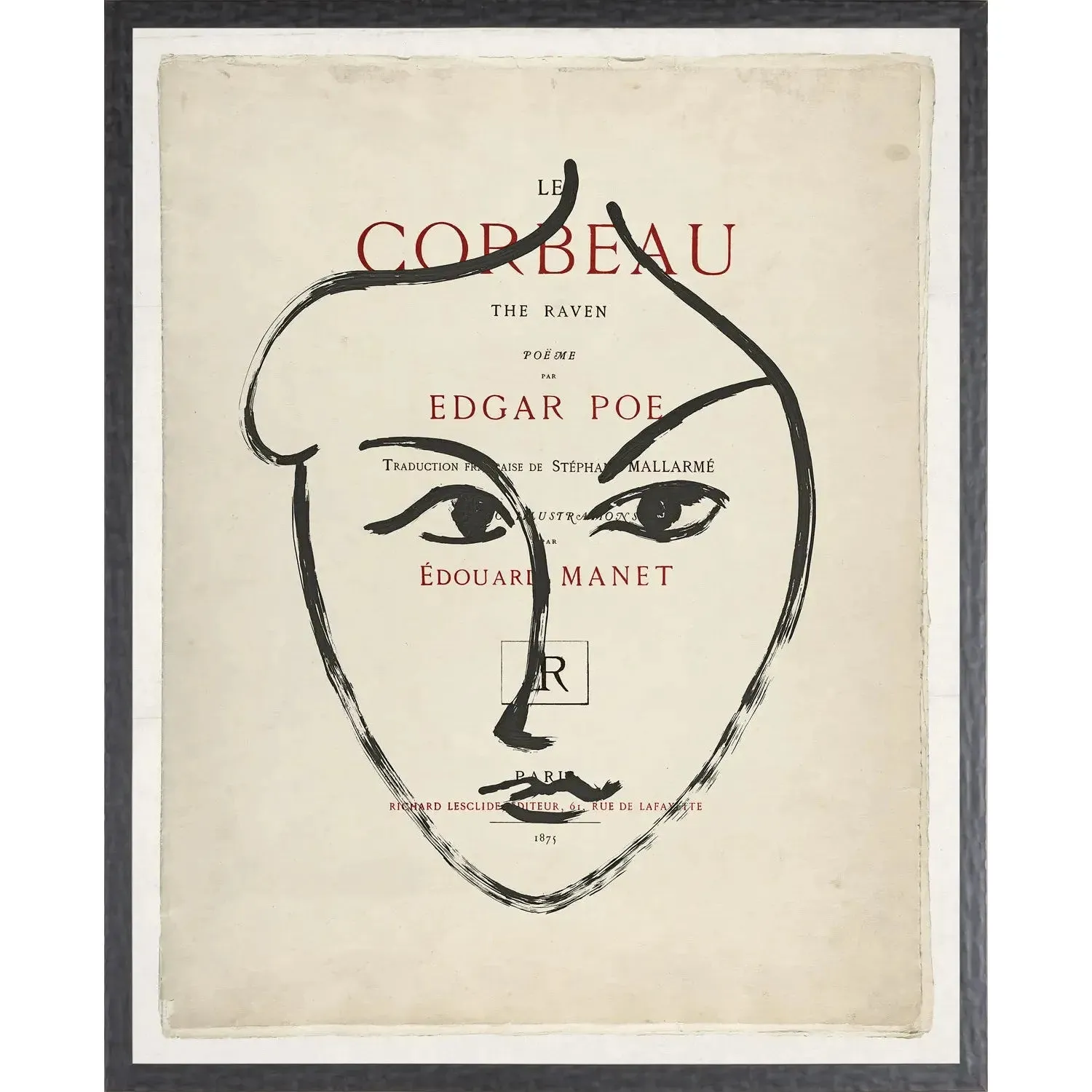 Frontispiece Mask - Large Framed