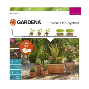 GARDENA - Micro-Drip Start Set for Flower Pots - Medium