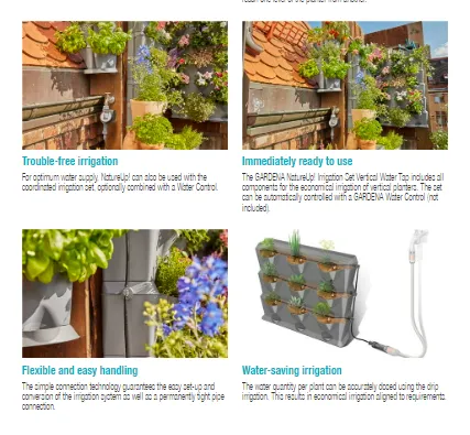 Gardena NatureUp! Set Vertical with watering
