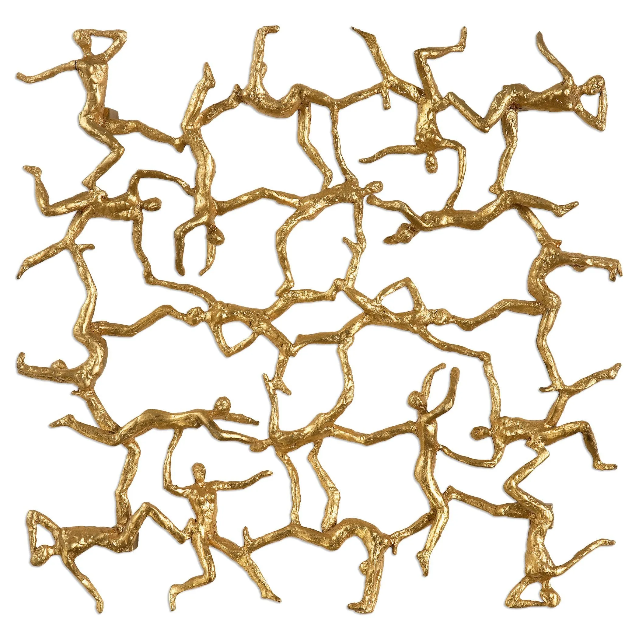 Golden Gymnasts Wall Art