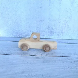 Handcrafted Wooden Baby Toys - Mini Vehicles