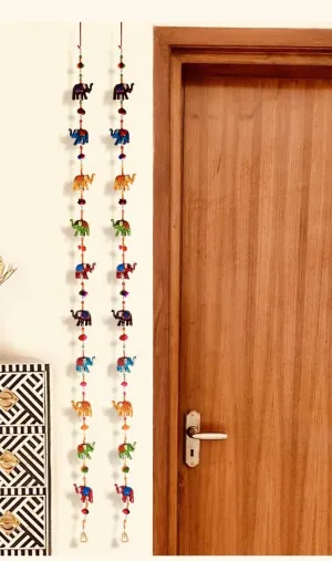 HEJAL Gifts handicrafted Decorative Wall/Door/Window Hanging Bells Wind Chimes Showpiece for Home Decor, Wall Decor, Pooja Room Temple, Diwali Gift, Corporate Gift,Decorative Pices 2