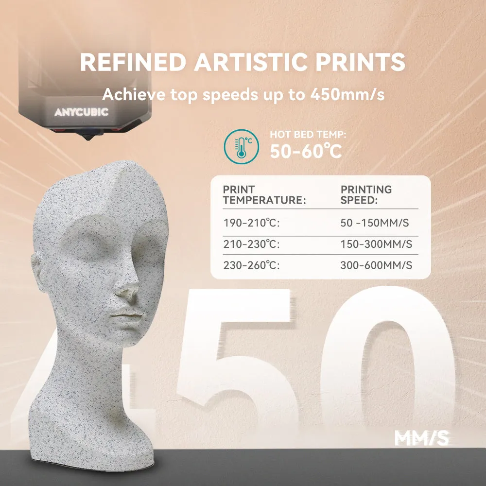 High Speed PLA Marble 3D Printer Filament 1KG