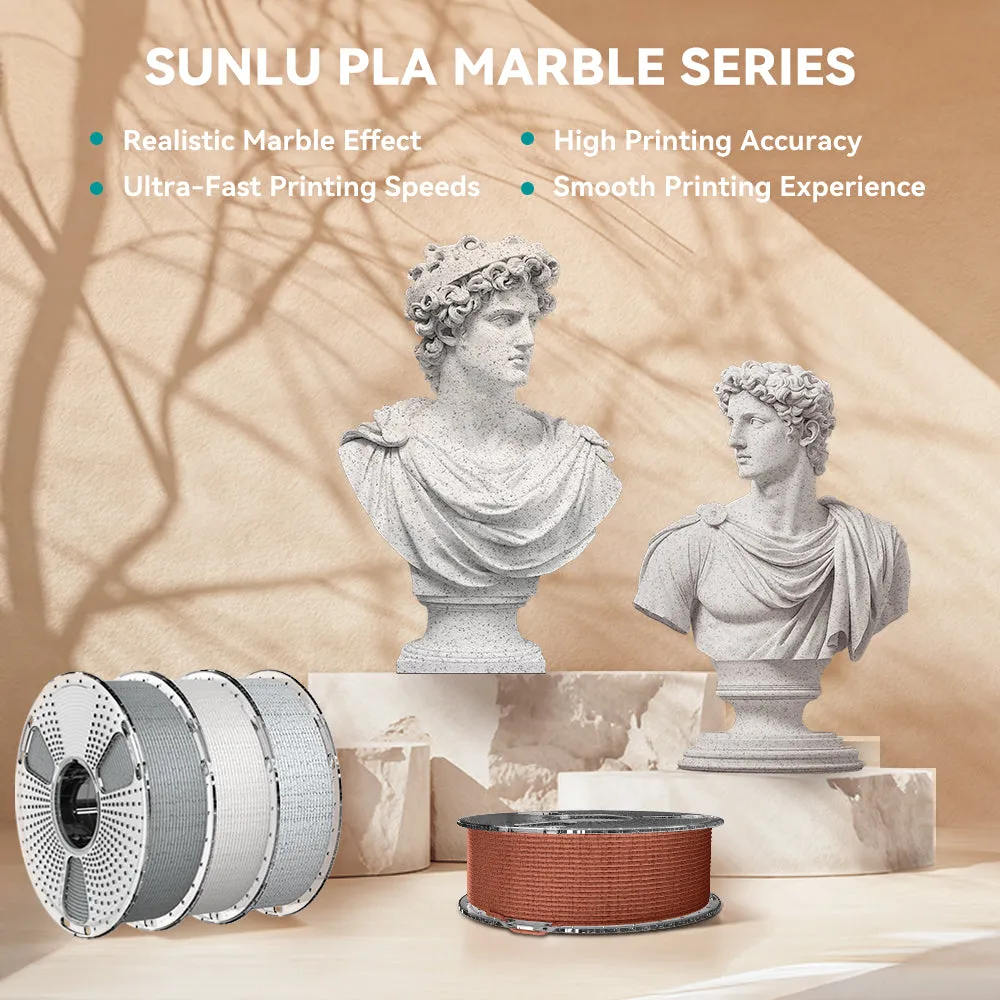 High Speed PLA Marble 3D Printer Filament 1KG