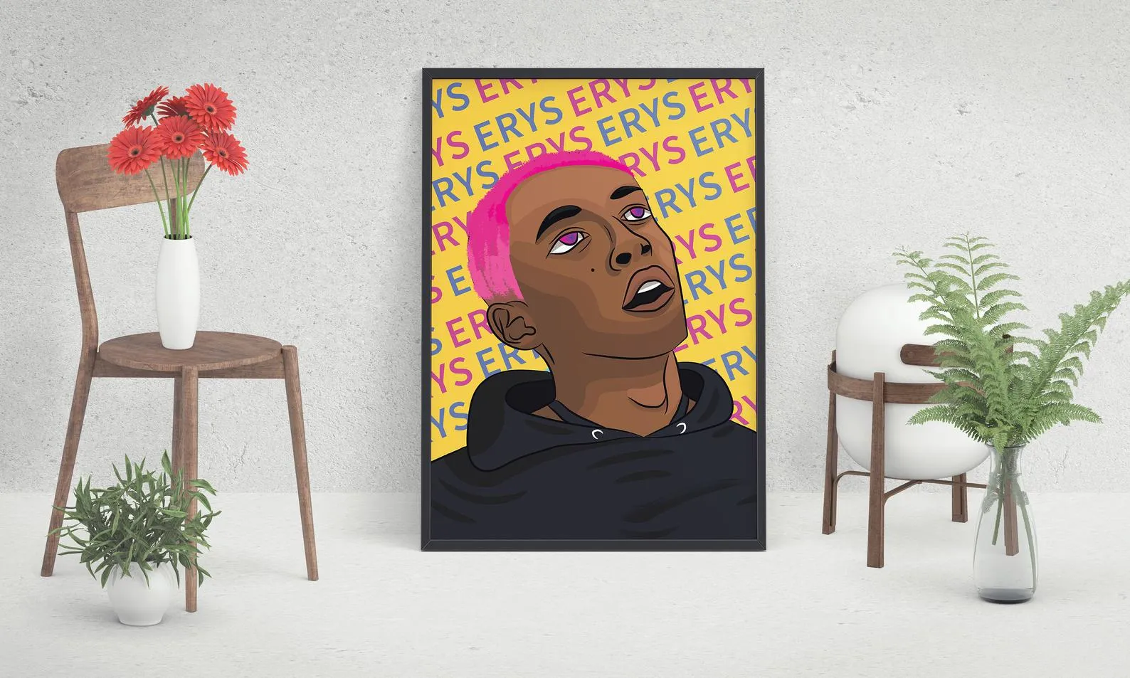 Jaden Smith Erys Poster, Custom Music Print, Music Poster, Custom Poster, Home Decor, Wall Hangings, Actor And Rapper Jaden Smith