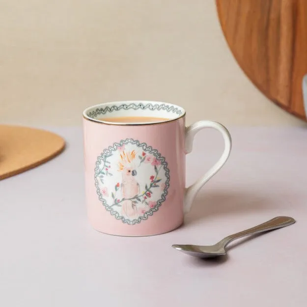 KitchenCraft Mikasa Can Mug Cockatoo 280ml