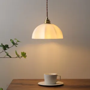 Klimt Glass and Brass Pendant Light