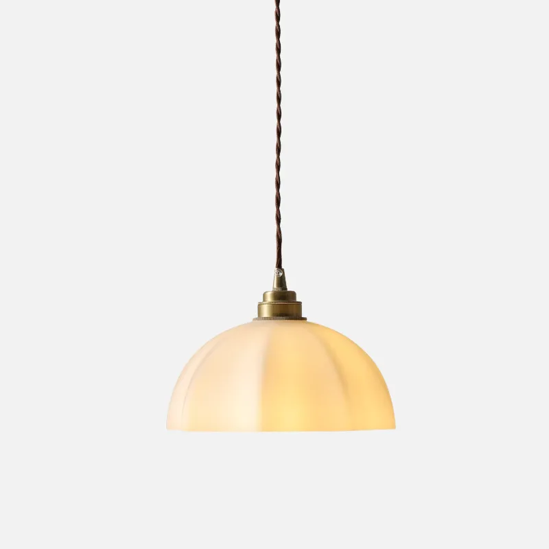 Klimt Glass and Brass Pendant Light
