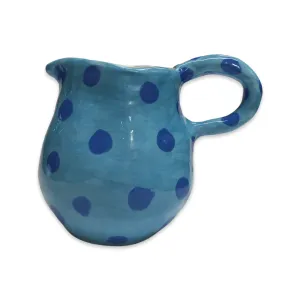 Large Jug with Blue Dots
