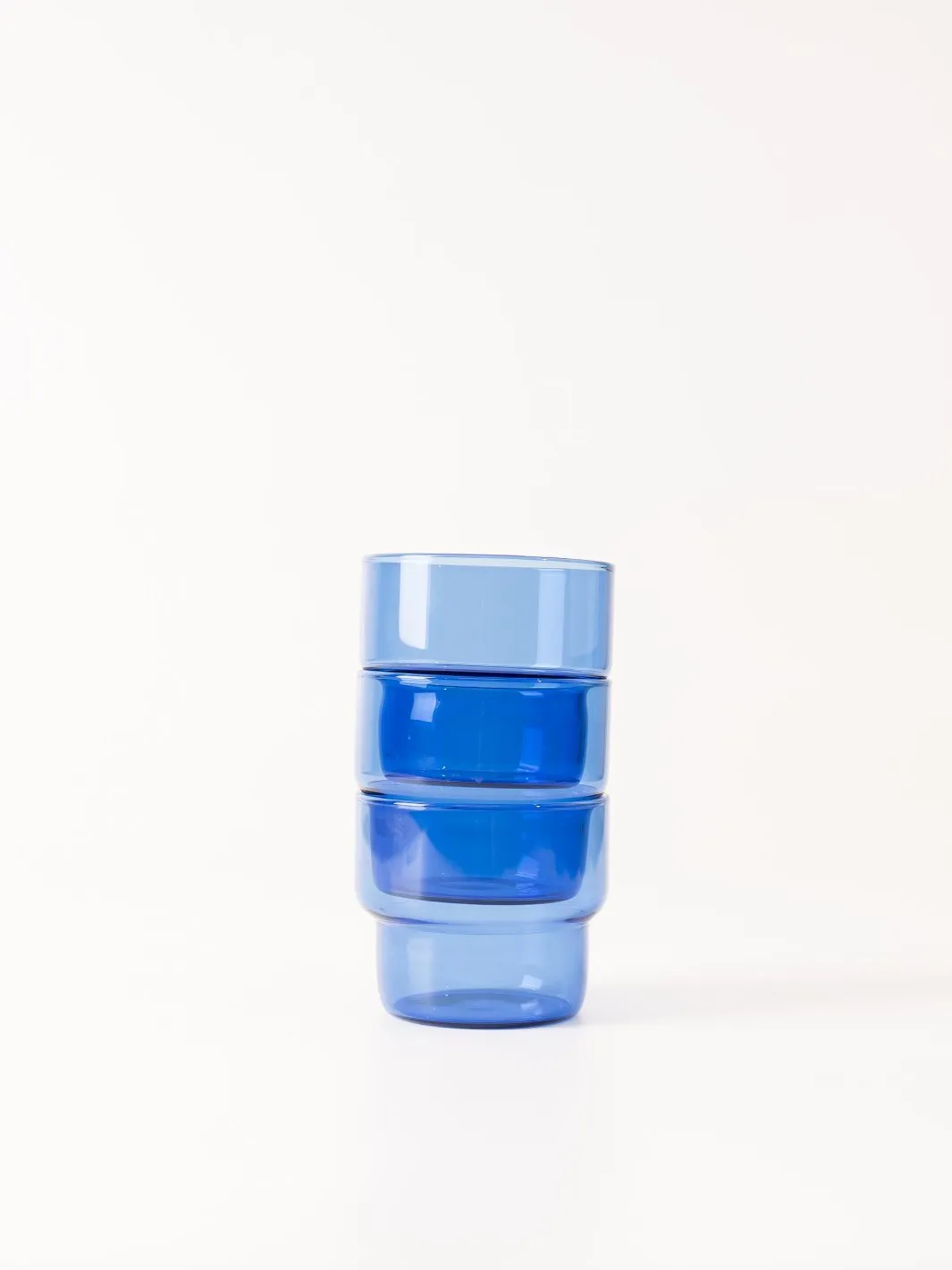 Light Blue Stacking Glass