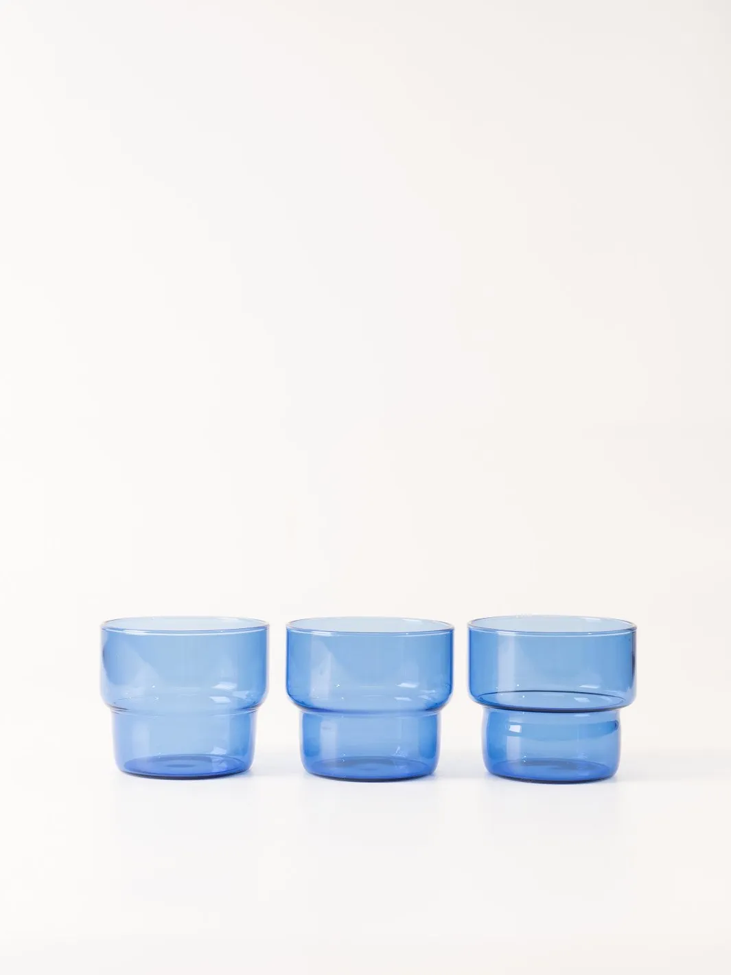 Light Blue Stacking Glass