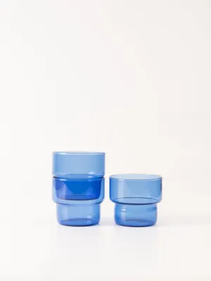 Light Blue Stacking Glass