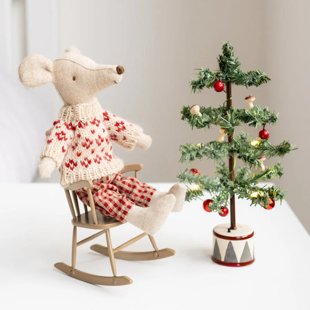 Maileg winter mouse mum with ski set