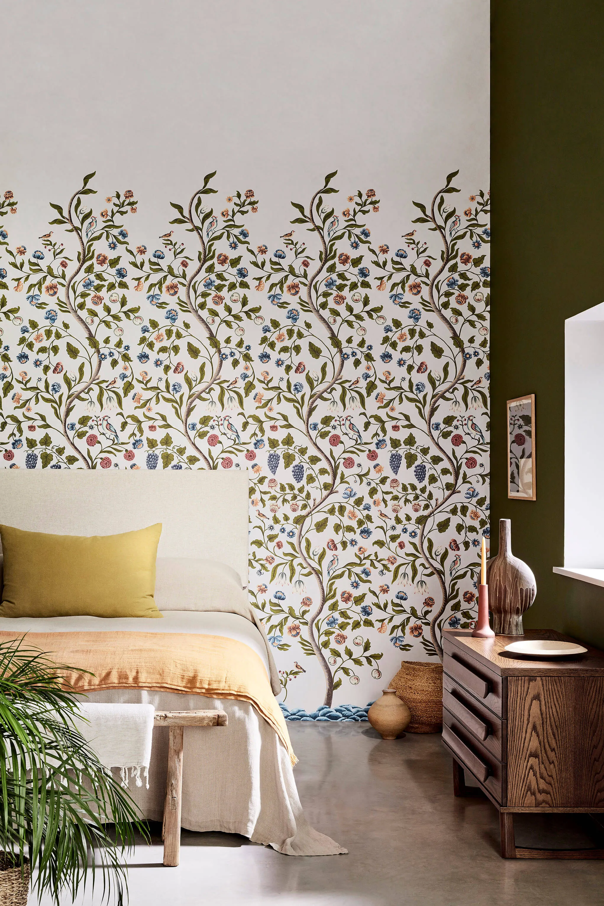 Mandalay Wallpaper by Little Greene