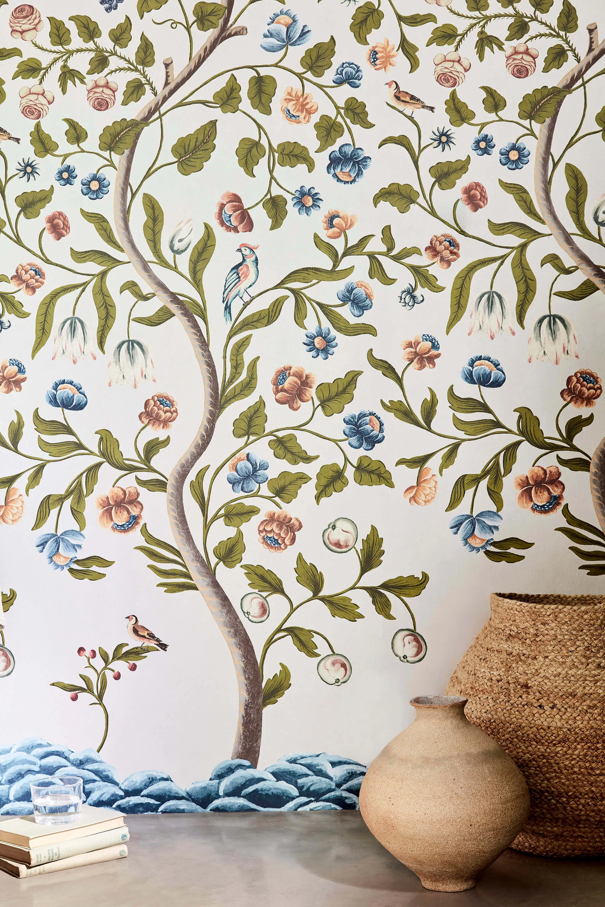 Mandalay Wallpaper by Little Greene