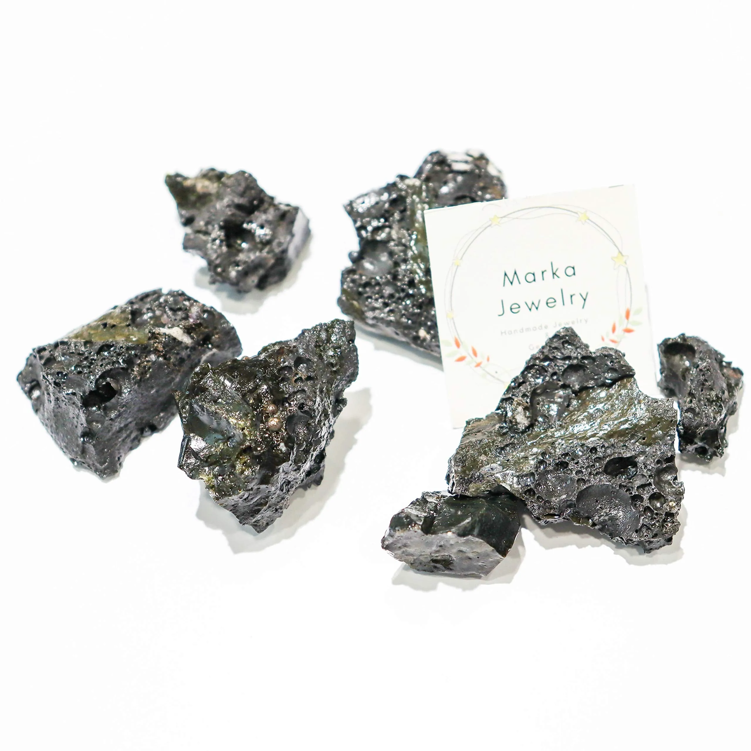 Marka Natural Lava Stone Rough Raw Stone for Reiki Healing, Vastu Correction, Feng Shui, Meditation, Positivity and Energy