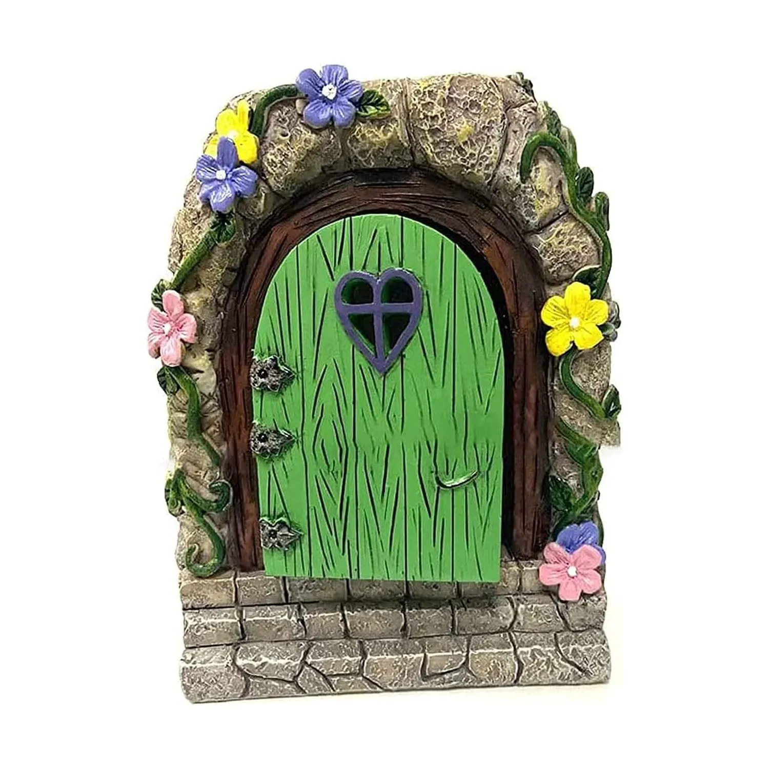 Miniature Fairy Garden Solar LED Stone Door