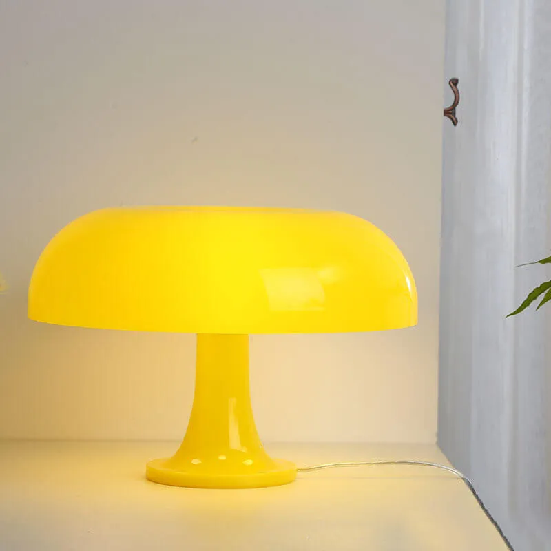 Modern Minimalist Mushroom Polyester Carbonate 4-Light Table Lamp