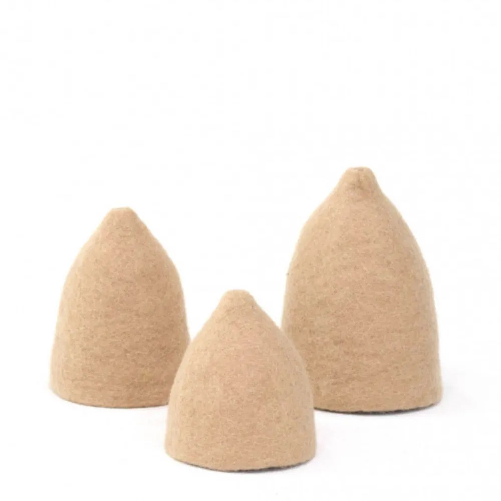 Muskhane Set of 3 Tinkerbells Vase - Nude