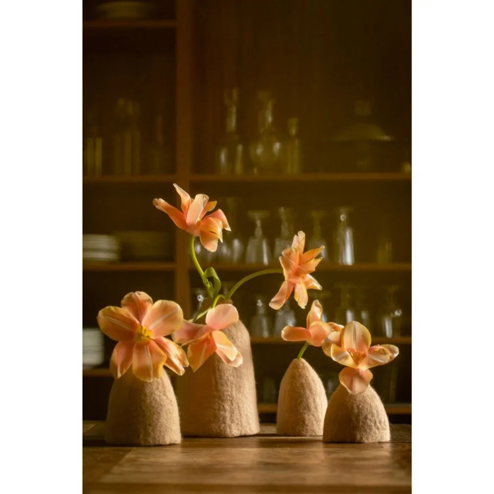 Muskhane Set of 3 Tinkerbells Vase - Nude
