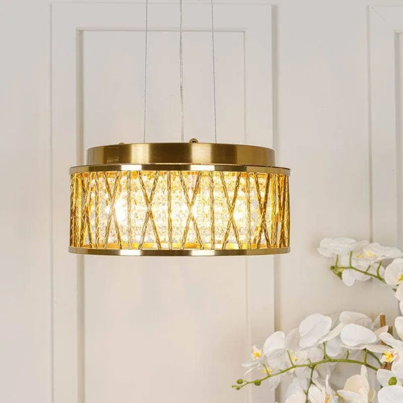 Nevada 4 Light Small Pendant Light - Gold