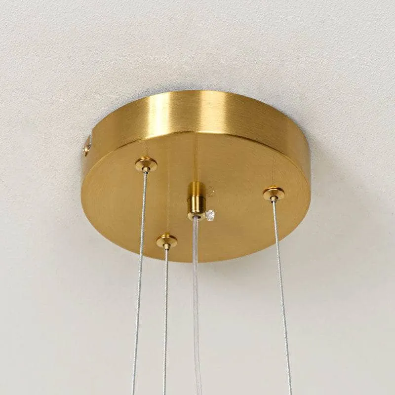 Nevada 4 Light Small Pendant Light - Gold