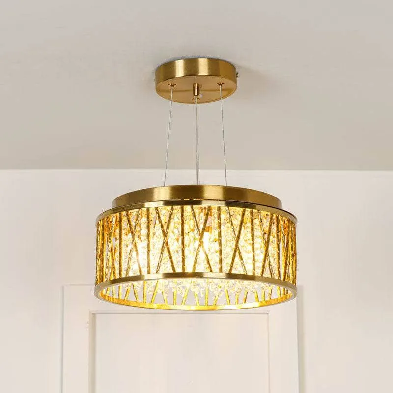Nevada 4 Light Small Pendant Light - Gold