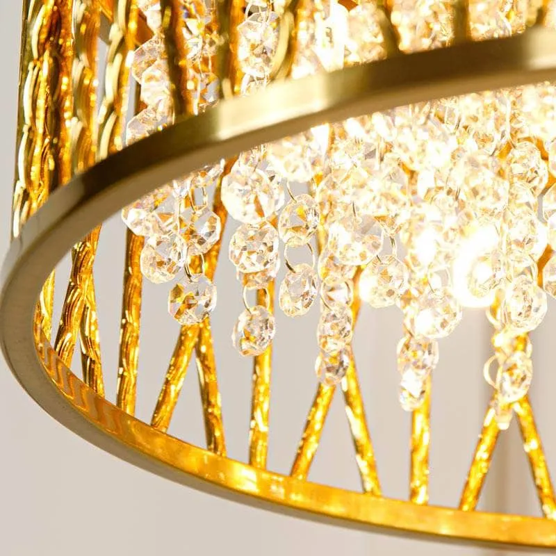 Nevada 4 Light Small Pendant Light - Gold
